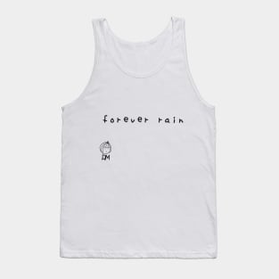 Forever Rain - RM BTS'Lyrics Black Version Tank Top